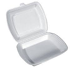 Ланч-бокс белый 100шт (2 в уп)