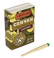 Спички каминные/охотничьи 40мм