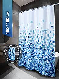 Штора д/ванны 180х180 полиэст водоот пропитка (12шт)