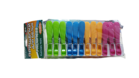 Прищепки пласт Прогресс 24шт 