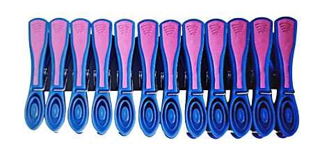 Прищепки пласт Кристал/Ультра/Профи 12шт