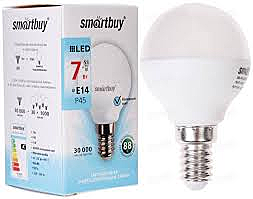 Лампа светодиод. LED Смартбай 7W/7,5W Е14 (10шт)