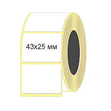 Термоэтикетка 43х25мм (72/70 в кор)