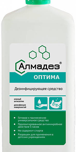 Алмадез-оптима универ моющ ср-во Дизенфицир 1л