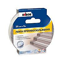 Скотч Противоскольжение 25/50мм* 5м сверхпроч.UNIBOB