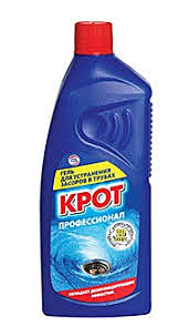 Крот Профес.гель от засоров 1л (16 в кор)