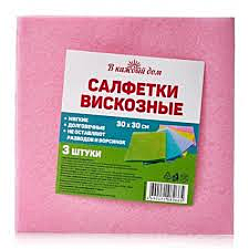 Салф Вискоза/PATERRA/Горница  вискоз.3шт 30х30см (70/60 в уп)